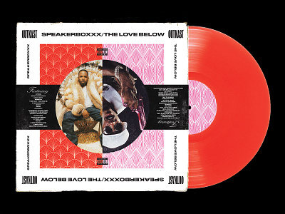 Speakerboxxx Cover Concept album art album artwork album cover cover art design music music art outkast packaging typography