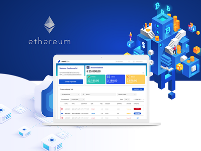 Speedcoin app bitcoin design ethereum finance flat tech ui ux