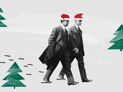 What it takes to become a professional Santa collage editorial