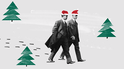 What it takes to become a professional Santa collage editorial