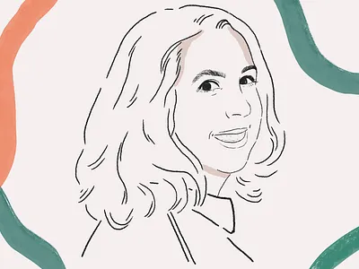 Money pro tips from Amanda Abella illustraion portrait