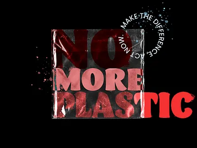 Plastic I art direction design graphic design typography visual design