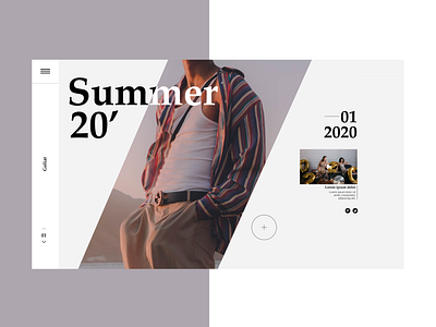 Goliat Fashion Magazine 2019 2020 clean design figma magazine minimalism overlapping parallax peru scroll trend typography ui ux uxui video web design web designer