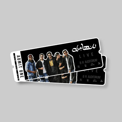 AWAAN TICKETS branding design illustration lettering logo typography ux vector