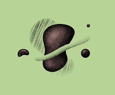 Blob 3 abstract blob design drawing geometric gooey icon illustration liquid minimal organic procreate rocks shape simple sketch spraypaint
