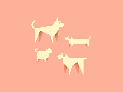 Goodest Doggos animal cartoon dog drawing illustration pup puppy texture vector