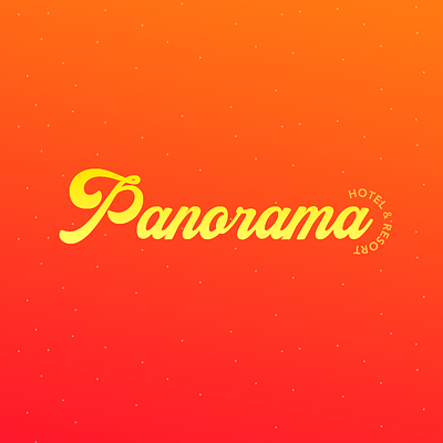 Panorama Hotel and Resort Logo Design Concept brand design brand identity brand identity design branding design graphic design logo logo design logo design branding visual design visual identity