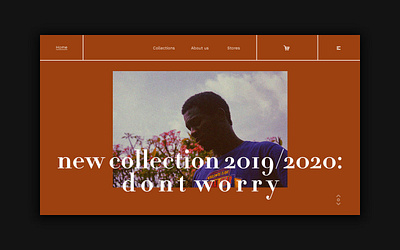 Day 351: New Clothing Collection Concept Site branding daily design design graphic design landing page landingpage minimal uidesign web design webdesign