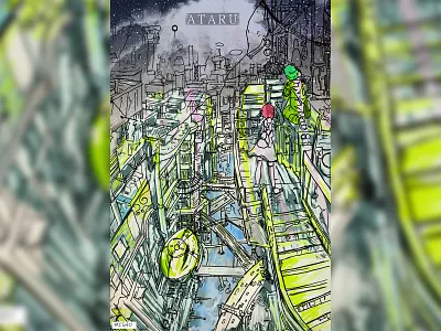 ataru comics anime character colors comic book comics comicsart drawing illustration lineart