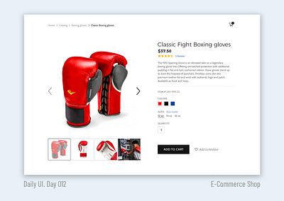E commerce shop. Daily UI challenge (Day 012) daily 100 challenge daily ui daily ui 012 design ecommerce ui webdesign