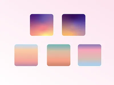 What color is the sky? design flat gradient color gradient design gradients illustration illustrator