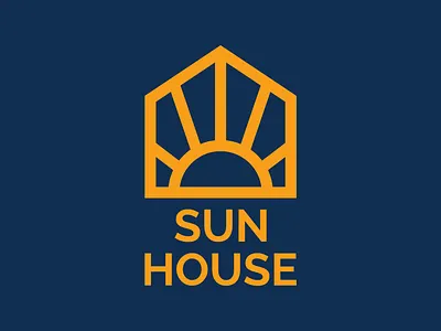 SUN + HOUSE balance brand brand designer branding home home logo house houses icon logo logo designer logo maker logo mark logotype minimalist modern logo sun sunny sunrise sunshine