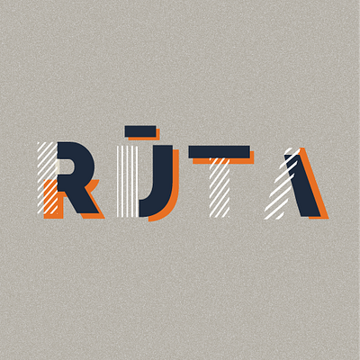 call me Ruta design graphic illustration illustrator name typogaphy vector