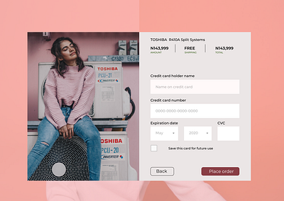 Desktop 2 card credit card checkout dailyui design ui ux