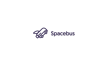 Spacebus Logo branding design icon illustration logo typography