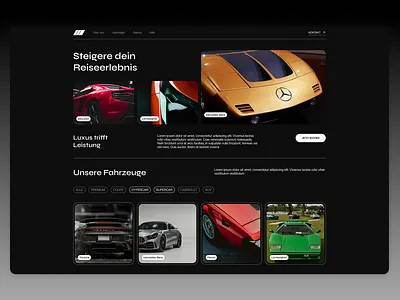 Car Sharing - Eigenes Konzept branding grafik design konzept ui ux webdesign