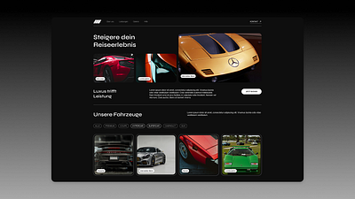 Car Sharing - Eigenes Konzept branding grafik design konzept ui ux webdesign