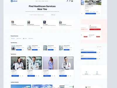 Online medical service cleandesign dashboarddesign doctorbooking emergencyservicesui figmadesign graphic design healthcareapp hospitalwebsite medicalui modernui pharmacyapp responsiveui uiuxcasestudy userexperience uxdesign webdesign