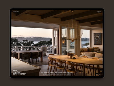 MLC Homepage architecture construction design minimal new zealand responsive tablet ui ux web website