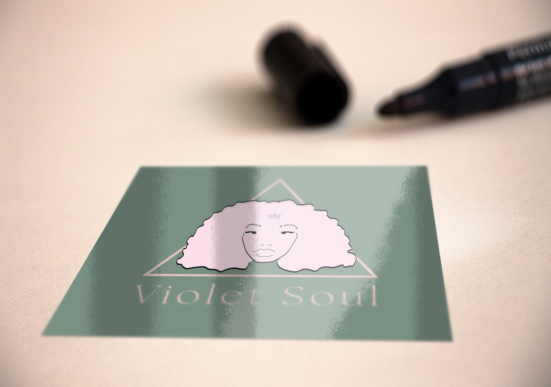 Example of Violet Soul Logo