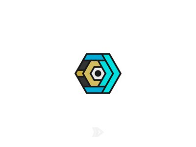 Development Center blue bolt c center cyan dc design development flatdesign hexa hexagonal icon inkscape logo logos rejected wrench