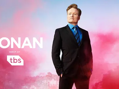 Conan with a new TBS logo (Team Coco) coco conan network tbs team team logo teamcoco usa