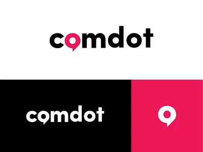 comdot - Logo Concept app bubble com comdot concept dot messege messeging speech