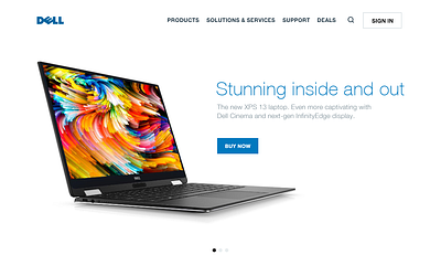 Dell Website Redesign adobexd dell design redesign ui uidesign website website design website redesign