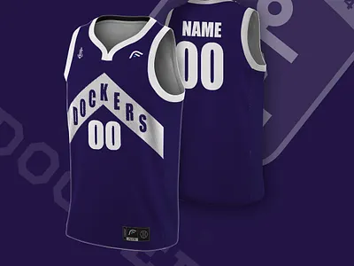 Fremantle Dockers basketball graphic design illustrator vector