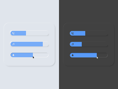 Neumorphism Light Dark dark light neumorphism soft ui uiux