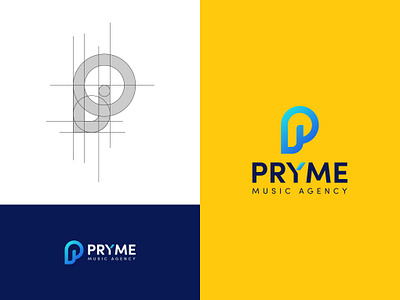 P Logo Design brand design branding clean logo design logo logo design logo grid logo p modern logo music logo p p logo process
