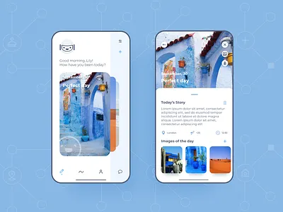 Gladdy - Diary and Emotional health assistant app app design diary journal mobile app mobile app design ui ui design uiux