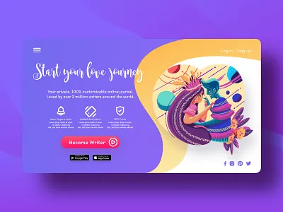 illustration couple with tribal dress cartoon character concept couple design diary illustration love space star tribal valentine vector web design