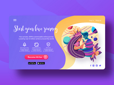 illustration couple with tribal dress cartoon character concept couple design diary illustration love space star tribal valentine vector web design