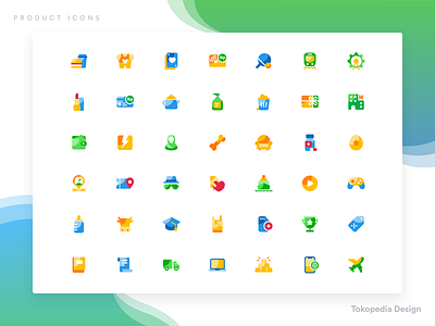 Tokopedia — Product Icons branding design branding designer iconography icons iconset illustration interface minimalist pictogram ui ui design vector