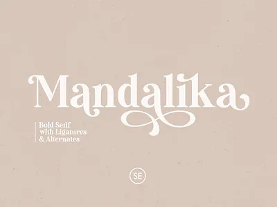 Mandalika - Modern Bold Serif bold font branding classic font classy font design display font display fonts elegant font font font design fonts graphic design headlines lettering logo font serif serif font titles typeface typefaces