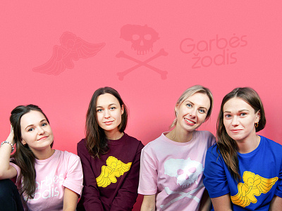 Garbės žodis t-shirts and sweaters design illustration plugas streetwear