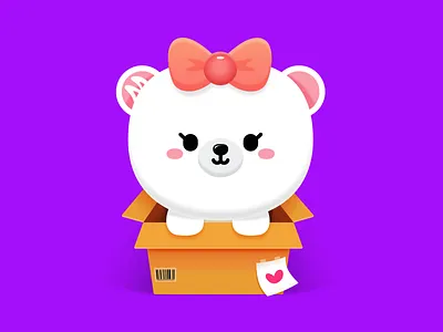 Bear mascot design bear branding cartoon design illustration vector