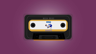 Sonic the hadeghog 1900s artworks casste design game game art gaming graphic design graphics graphics design illustration sonic vector