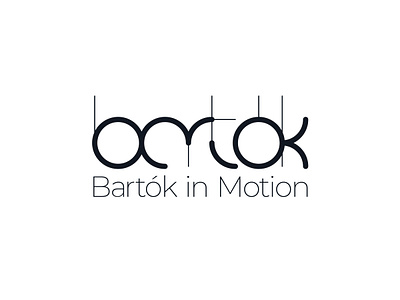 Bartók in Motion | title experiment #01 bartok bartokbela bartók branding circles composer design draft experiment experimentation hungarian hungary logo music title typography vector