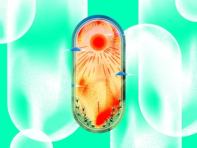 2020 HAPPY HAPPY HAPPY cloud design illustrations summer sunny thailand trip