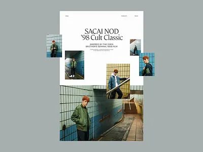 SACAI NOD clean design fashion fashion brand fashion design grid layout minimal typography website whitespace