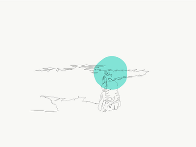 As calm as the sea apple pencil applepencil fineline fineliner illustration illustrator illustrator art illustrator cc ipadart ipadpro line art lineart lines linework one color oneline