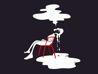 Feelings - 4 color design feeling illustration power woman