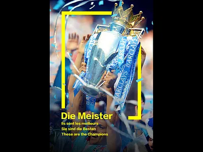 Champion design poster typography