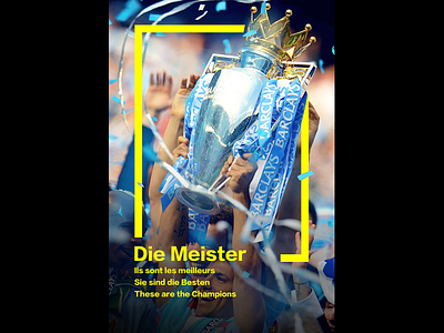 Champion design poster typography