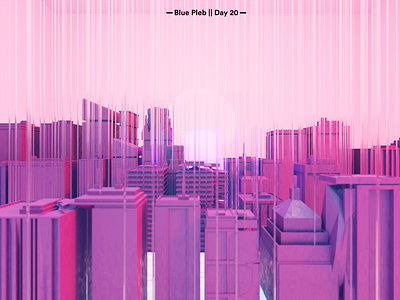 Twilight. 3d 3d art 3d artist album art art blender buildings cover art cycles design glass music purple render sunset sunsets twilight unknown