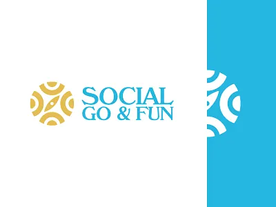 Travel Logo: Social Go and Fun brand brand identity brand mark branding branding design concept identity logo logo mark symbol symbolic symbols symmetry
