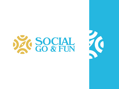 Travel Logo: Social Go and Fun brand brand identity brand mark branding branding design concept identity logo logo mark symbol symbolic symbols symmetry