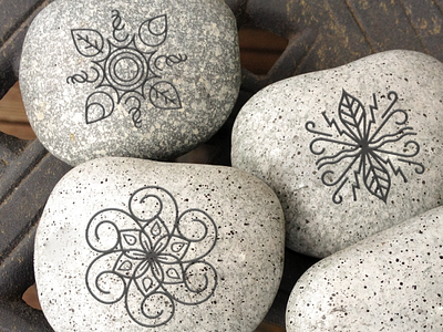 Mandalas 4 elements elements graphicdesign icons illustration logo symbols vector